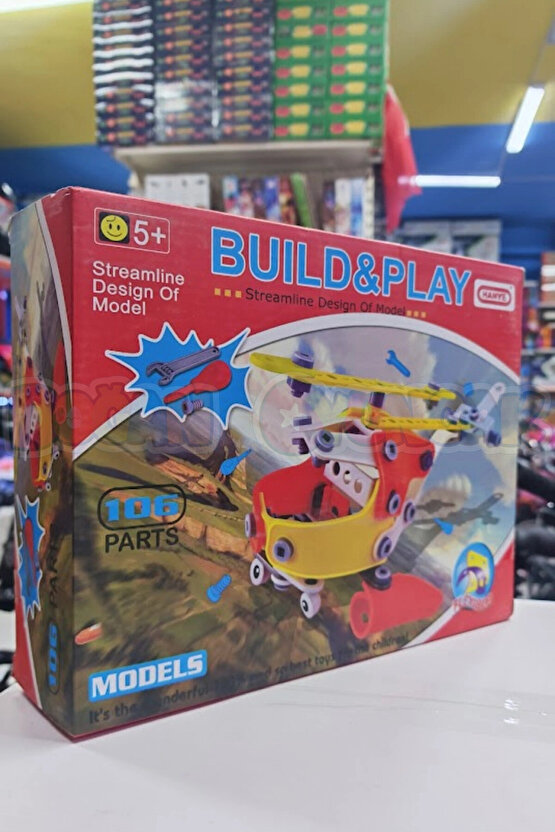 Hanye Sök-Tak Helikopter 3 Modeli - Oyuncak Söktak Helikopter Modeli - Lego Setleri
