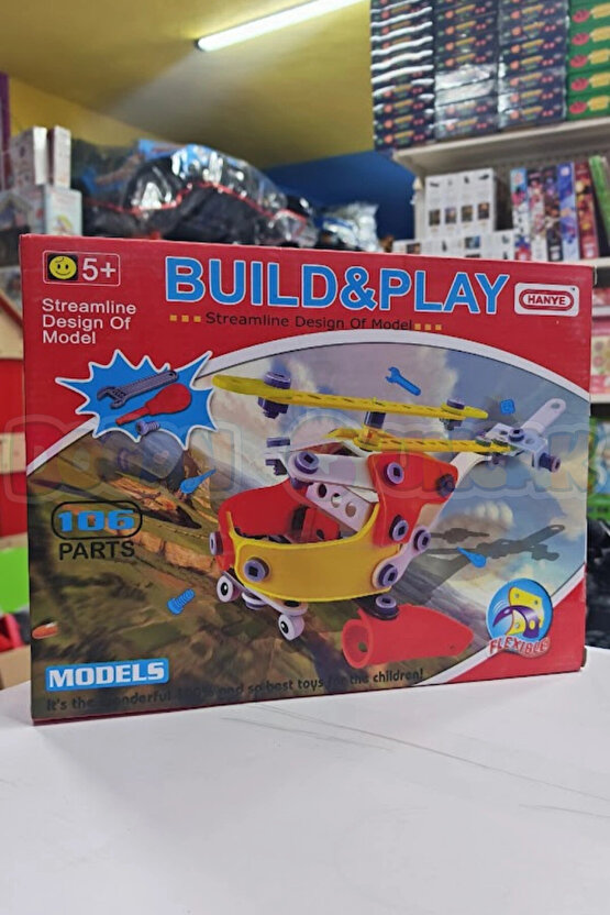 Hanye Sök-Tak Helikopter 3 Modeli - Oyuncak Söktak Helikopter Modeli - Lego Setleri