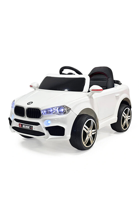 Blade GT Beyaz Uzaktan Kumandalı 4X2 12 Volt Akülü Araba - RC BMW Akülü Araba