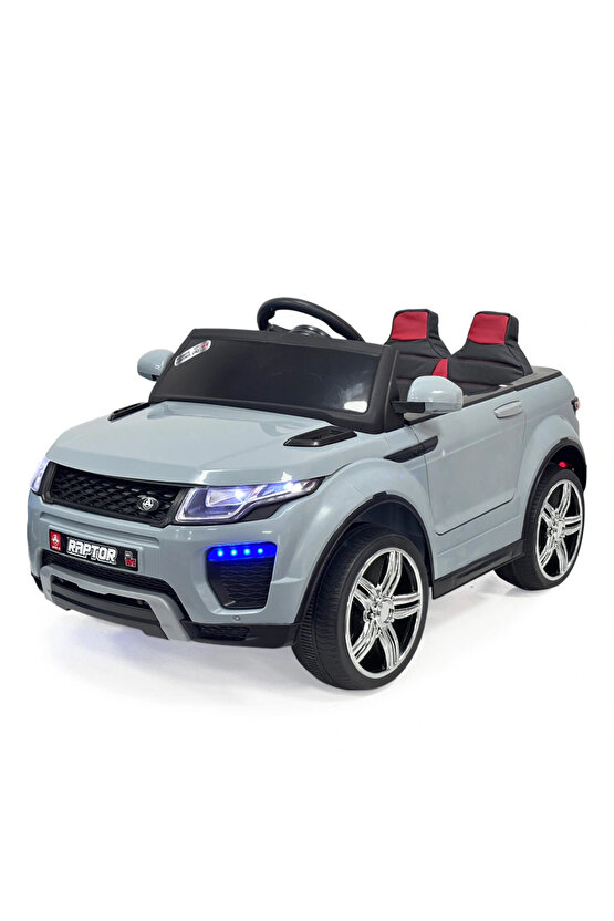 Raptor GT Gri Uzaktan Kumandalı 4X2 12 Volt Akülü Araba - RC Land Rover Akülü Araba Range Rover