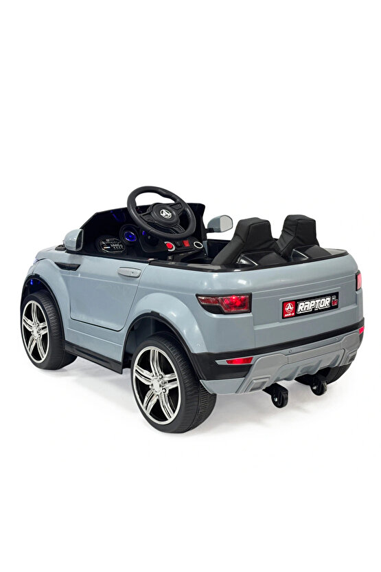 Raptor GT Gri Uzaktan Kumandalı 4X2 12 Volt Akülü Araba - RC Land Rover Akülü Araba Range Rover