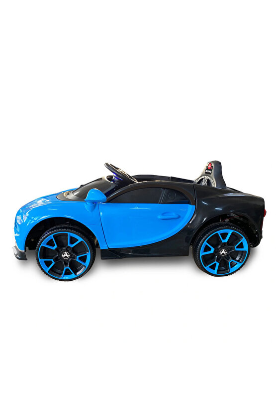 Bravo GT Mavi Uzaktan Kumandalı 4X2 12 Volt Akülü Araba - RC Bugatti Akülü Araba