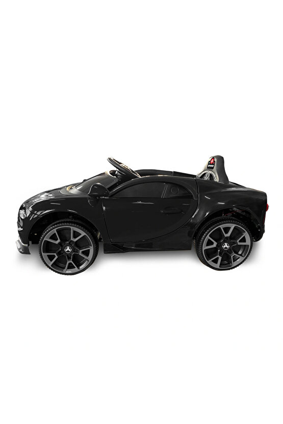 Bravo GT Siyah Uzaktan Kumandalı 4X2 12 Volt Akülü Araba - RC Bugatti Akülü Araba