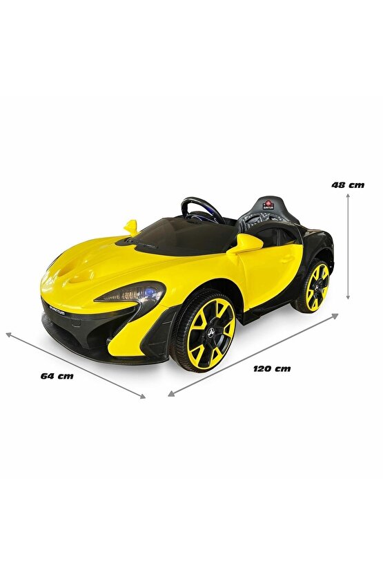 95-646 Uzaktan Kumandalı Quantum 4x2 12 Volt Akülü Araba Sarı -akar