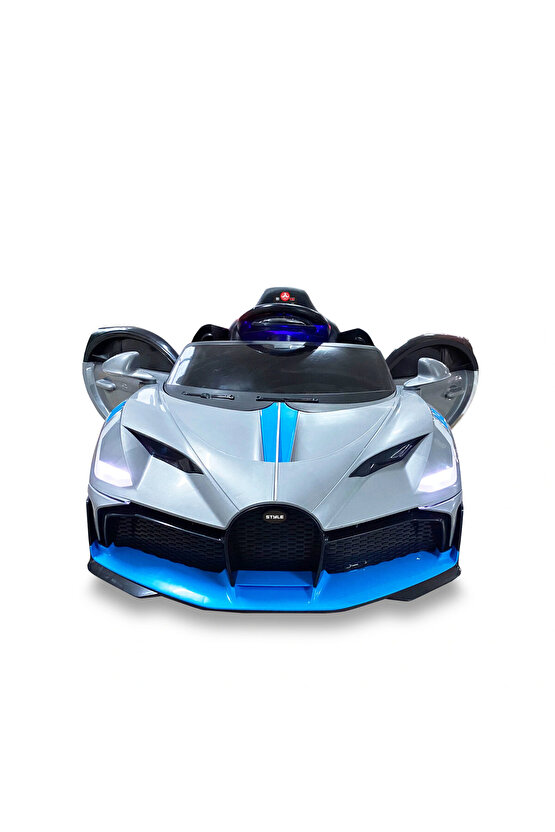 Style GT Gri Uzaktan Kumandalı 4X2 12 Volt Akülü Araba - RC Bugatti Divo Akülü Araba