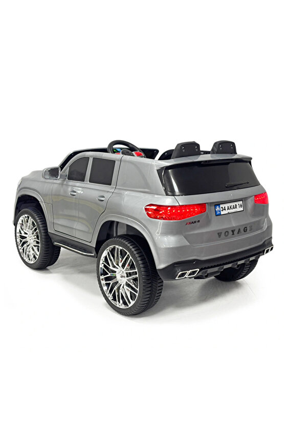 Voyage GT Gri Uzaktan Kumandalı 4X2 12 Volt Akülü Araba - RC Volvo Akülü Araba Volvo Akülü Araç