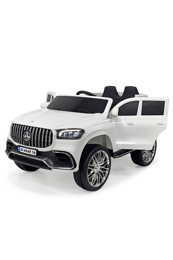 Miracle GT Beyaz Uzaktan Kumandalı 4X2 12 Volt Akülü Araba - RC Mercedes Akülü Araba