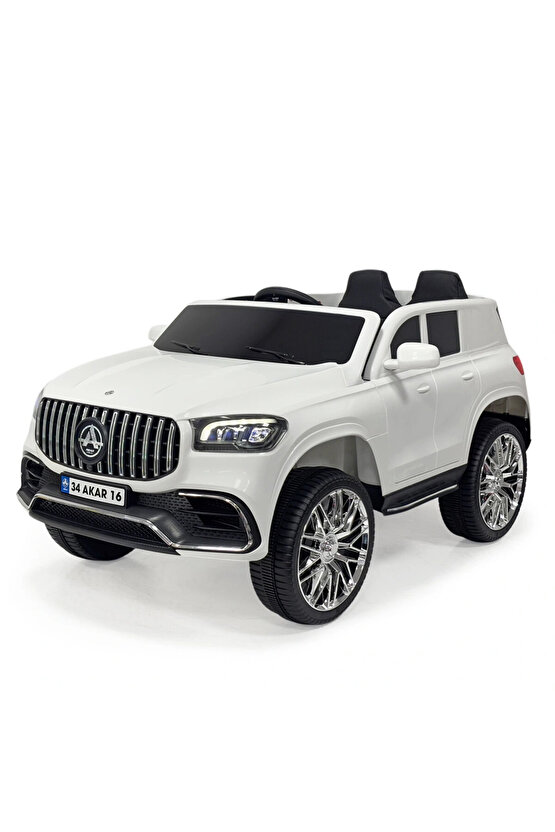 Miracle GT Beyaz Uzaktan Kumandalı 4X2 12 Volt Akülü Araba - RC Mercedes Akülü Araba
