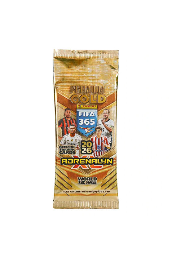 Panini FIFA 365 Adrenalyn XL 2026 Premium Gold Kart - Futbolcu Kartları - Gold Trading Oyuncu Kartı