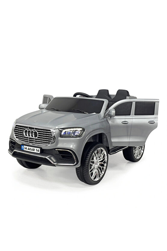 Admire GT Gri Uzaktan Kumandalı 4X2 12 Volt Akülü Araba - RC Audi Akülü Araba Audi Akülü Araç