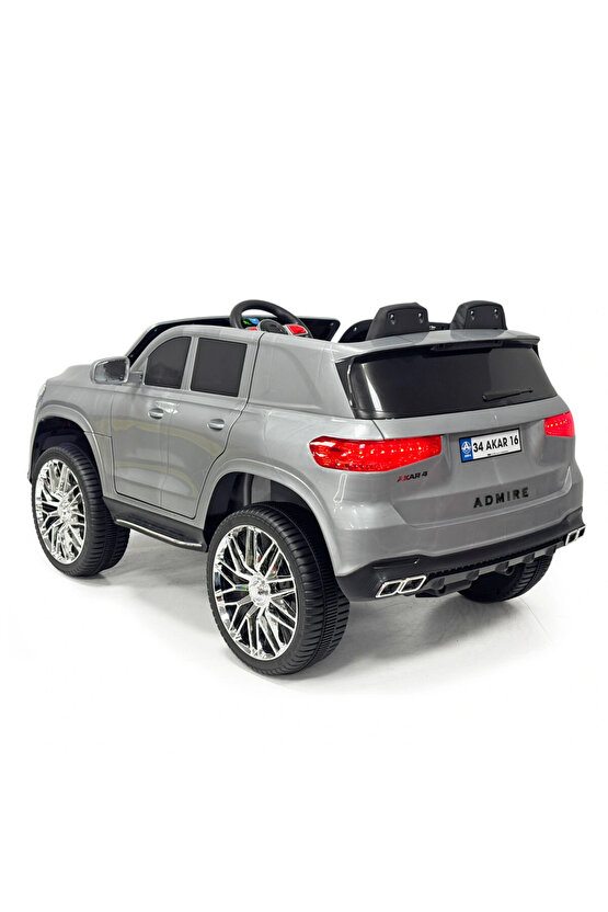Admire GT Gri Uzaktan Kumandalı 4X2 12 Volt Akülü Araba - RC Audi Akülü Araba Audi Akülü Araç