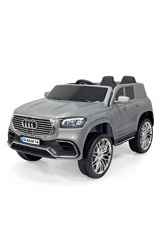 Admire GT Gri Uzaktan Kumandalı 4X2 12 Volt Akülü Araba - RC Audi Akülü Araba Audi Akülü Araç