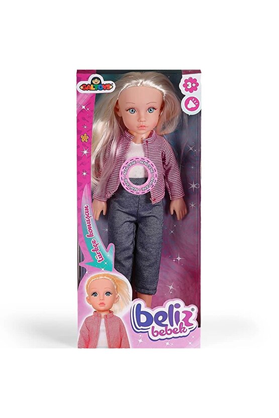 Beliz Bebek - Türkçe Konuşan Beliz Bebek - Konuşan Bebek - Fonsiyonlu Bebek - Pembe