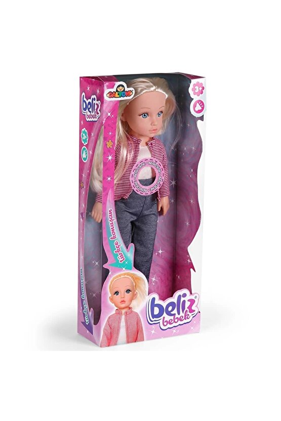 Beliz Bebek - Türkçe Konuşan Beliz Bebek - Konuşan Bebek - Fonsiyonlu Bebek - Pembe
