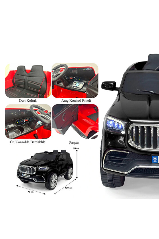 Bold GT Siyah Uzaktan Kumandalı 4X2 12 Volt Akülü Araba - RC BMW Akülü Araba BMW Akülü Araç