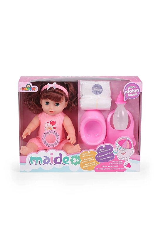 Maide Altını Islatan Et Bebek - Oyuncak Altını Islatan Bebek - Su İçen Bebek - Altına İşeyen Bebek -