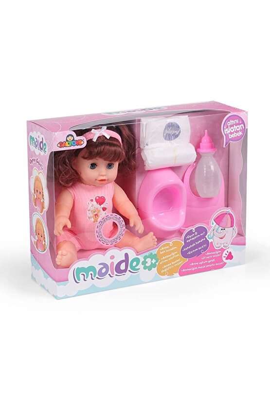 Maide Altını Islatan Et Bebek - Oyuncak Altını Islatan Bebek - Su İçen Bebek - Altına İşeyen Bebek -
