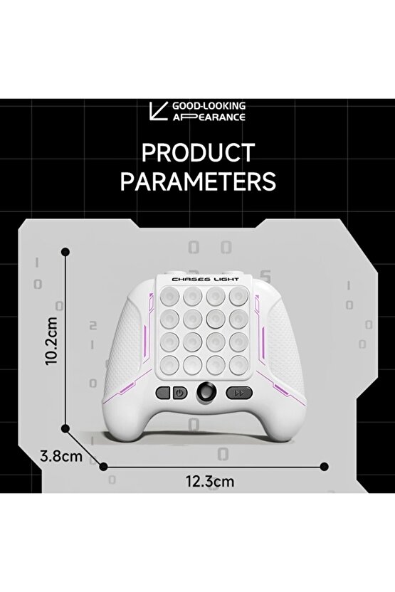 Orijinal Chases Light Oyun Konsolu - Kovalayan Işık Oyunu - Popit Light Up - Hızlı Işık Yakalama Oyu