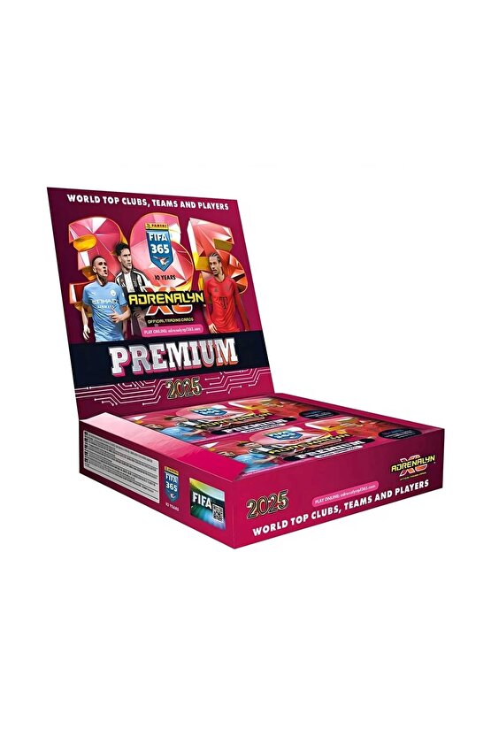 Panini Premium FIFA 365 Adrenalyn XL 2025 Oyuncu Kartı - Premium Futbolcu Kartları - 3 Paket