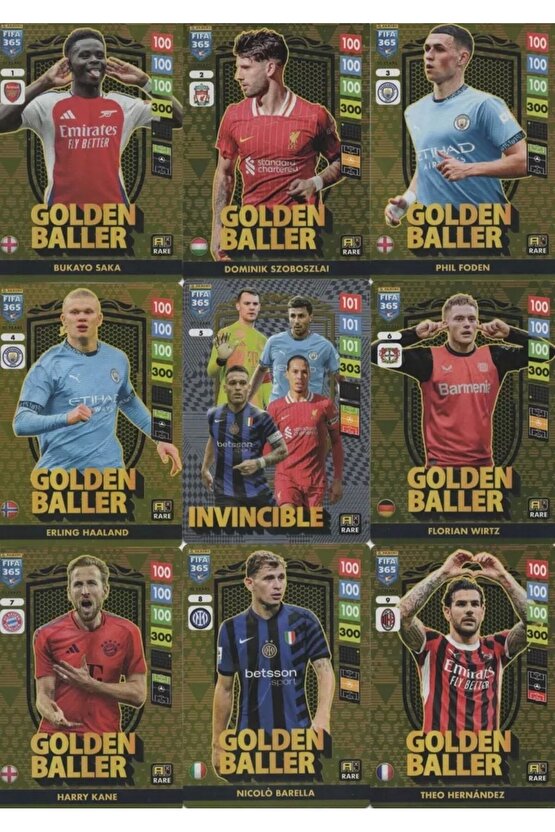 Panini FIFA 365 Adrenalyn XL 2025 Oyuncu Kartı - Futbolcu Kartları - Trading Oyuncu Kartı - 5 Paket