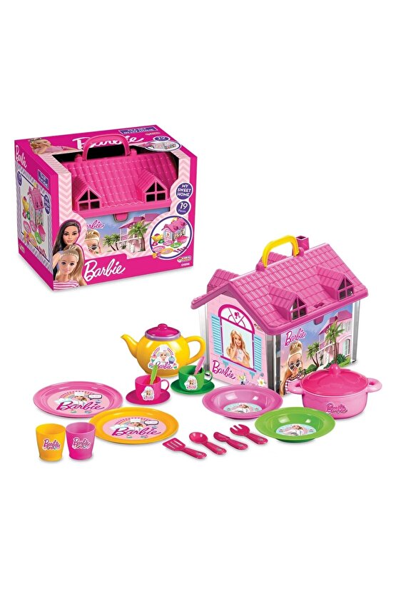 Barbie Ev Çay Seti - Mutfak Setleri - Çay Seti - Bardak Oyuncak - Kahve