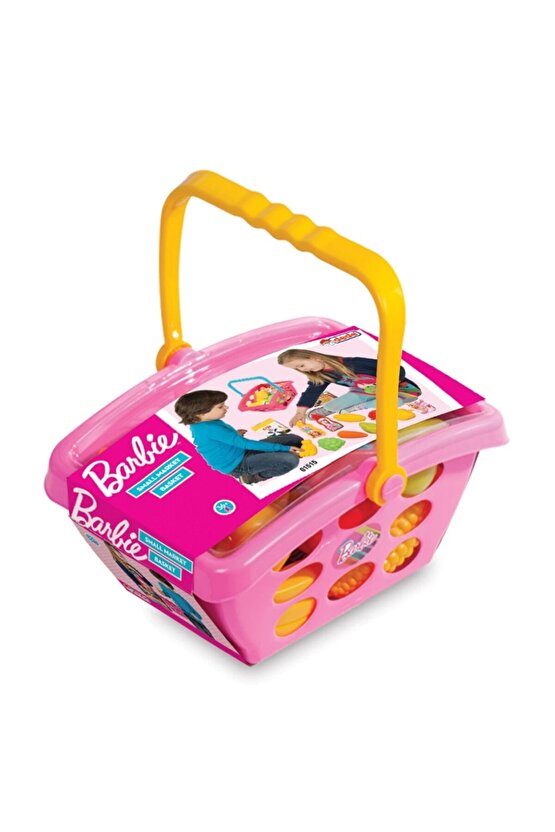 Barbie Küçük Market Sepeti - Mutfak Setleri - Meyve Seti - Sebze Seti