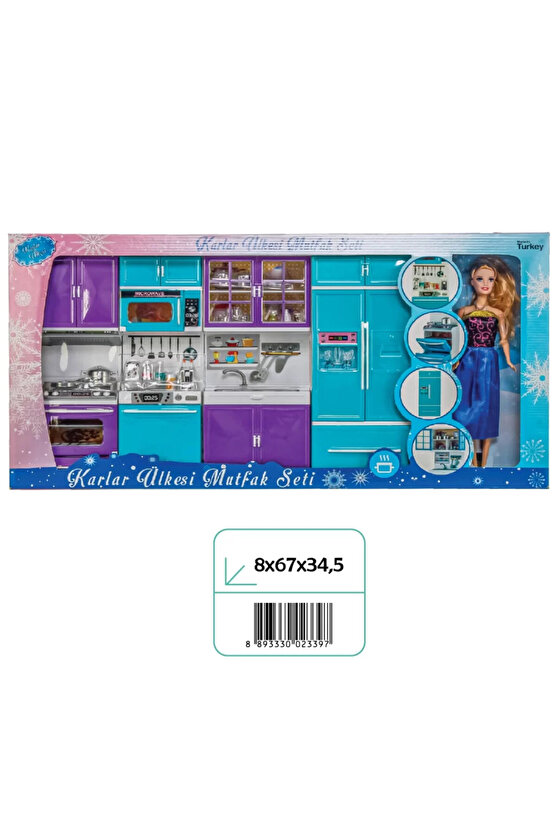 4 Lü Dolap Bebekli Karlar Ülkesi 02339