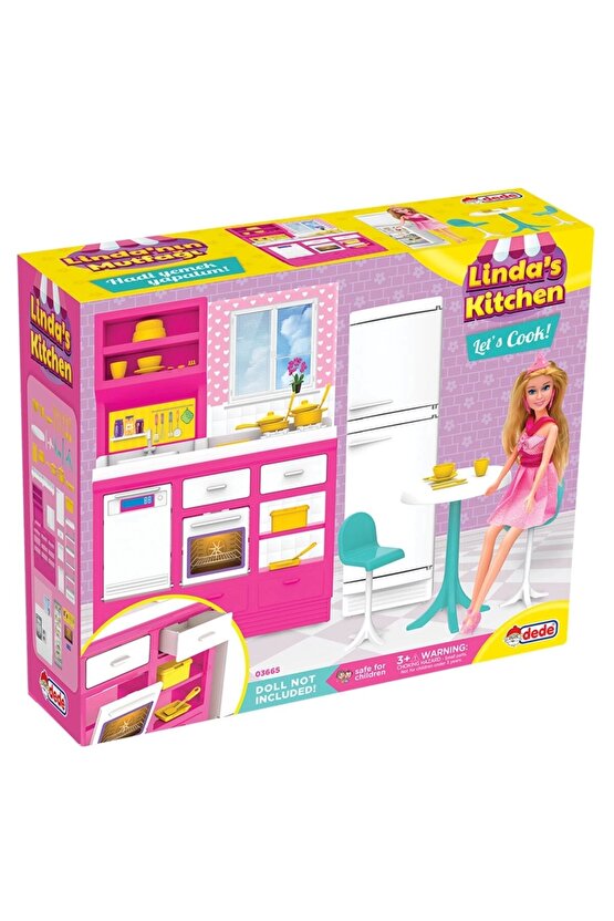 Lindanın Mutfağı - Mutfak Oyuncak - Mutfak Seti - Barbie Mutfak Seti
