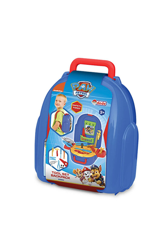 Paw Patrol Tamir Seti Sırt Çantası - Oyuncak Tamir Setleri - Tamir Aletleri - Alet Seti - Vida Seti