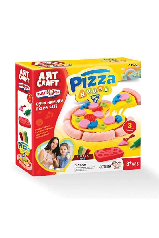 Artcraft 3572 Pizza Seti Oyun Hamuru, 150 Gr Resim Klasörü