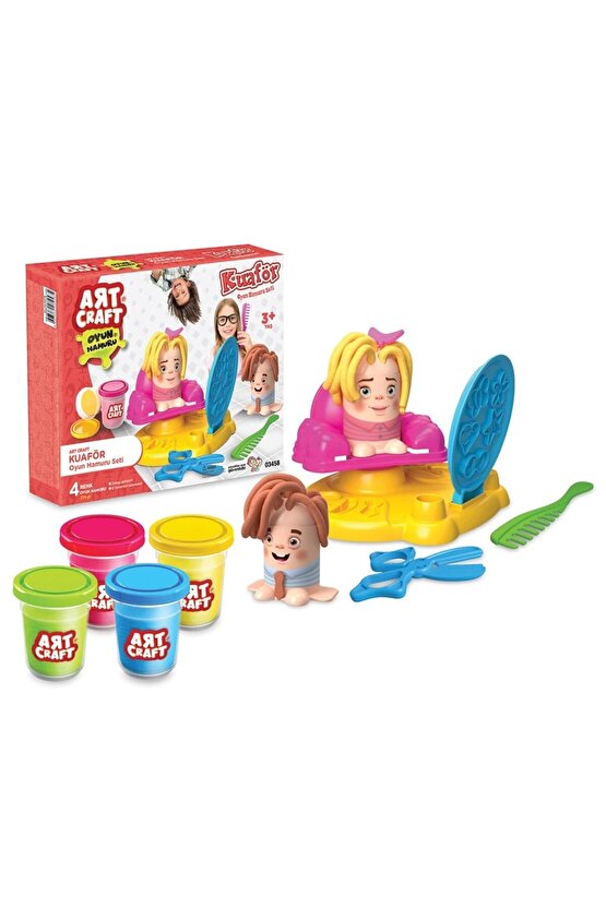Dede 03458 Art Craft Kuaför Oyun Hamur Seti 224 Gr