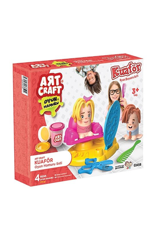 Dede 03458 Art Craft Kuaför Oyun Hamur Seti 224 Gr