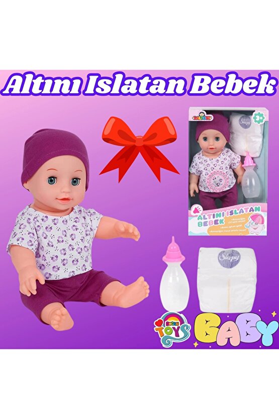 Altını Islatan Bebek - Mavi Su Dünyası