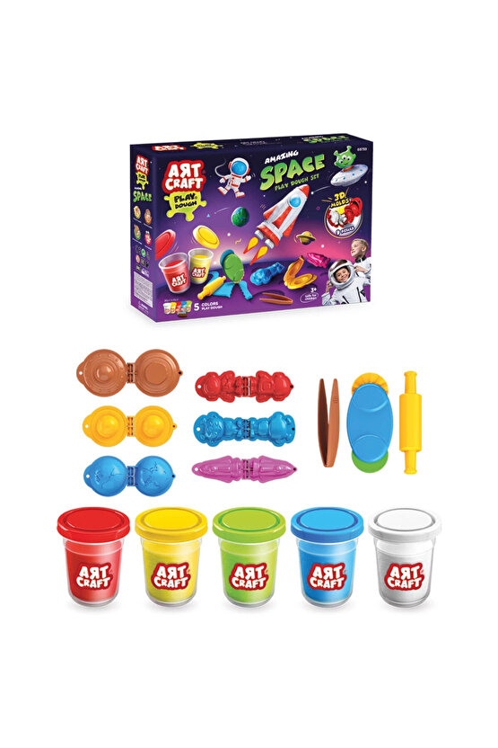 ˜nanilmaz Uzay Oyun Hamur Set 380 Gr 03733