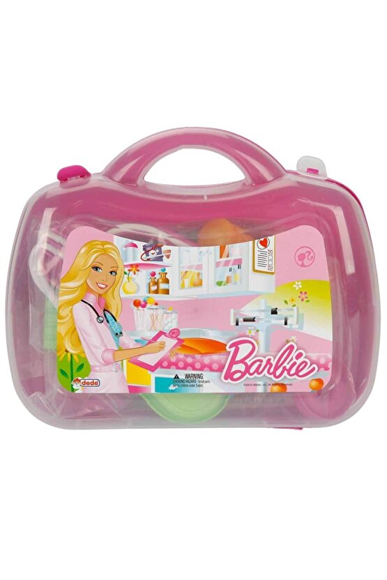 Barbie Çantalı Doktor Seti - Koyu Pembe