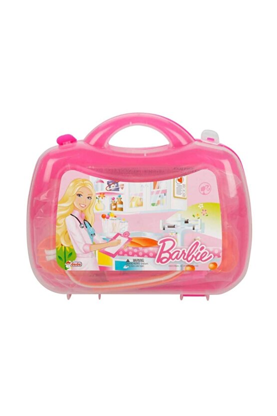 Barbie Çantalı Doktor Seti - Koyu Pembe