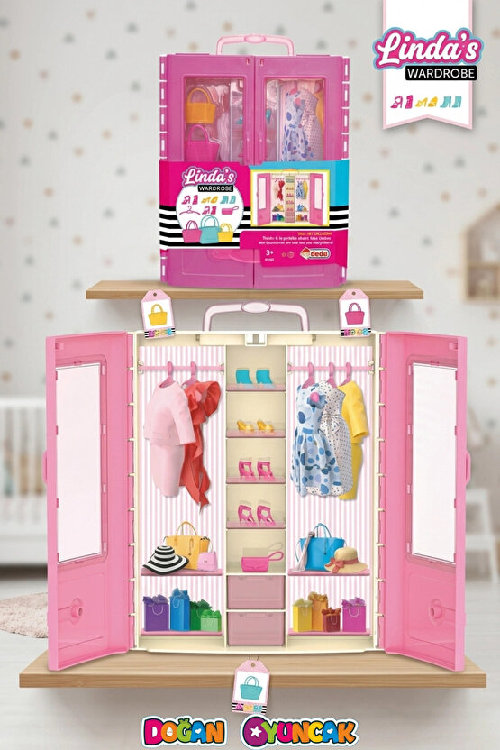 Lindanın Gardırobu - Barbie Dolap - Barbie Giysi Dolabı - Barbie Gardırop - Barbienin Kıyafet Dolap