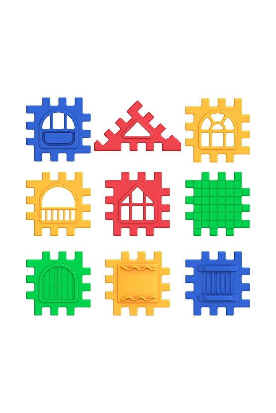 Puzzle City 64 Parça - Yapı Oyuncak Oyuncaklar - Yapı Oyuncakları - Puzzle City Oyuncak