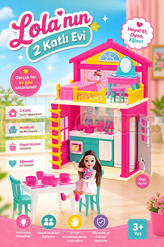 Lolas House Lolanın Evi 2 Katlı 03661