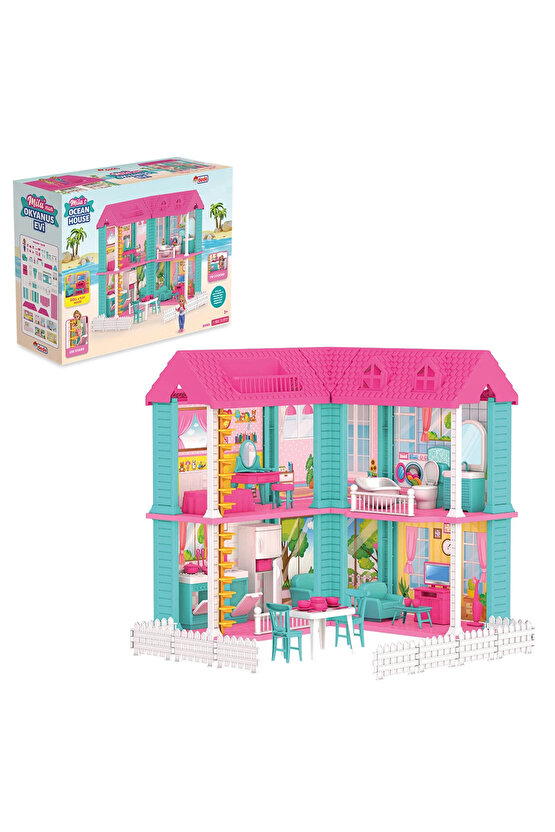 Milanın Okyanus Evi - Ev Oyuncak - Milanın Okyanus Ev Seti - Barbie Ev Seti - Rüya Evi - Oyun Evi
