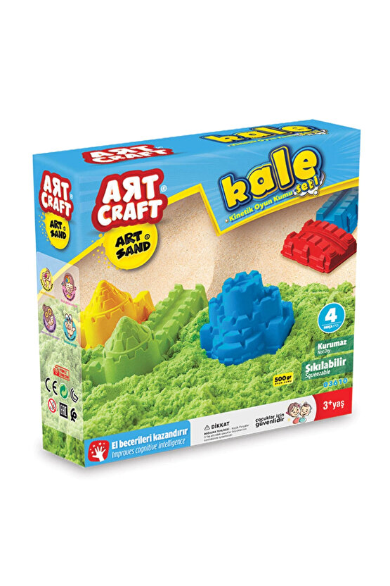Artsand Kale Kum Seti (500 gr) - Art Craft Kinetik Kum Seti - Oyun Kumu - Art Sand Kumu - Kum Seti
