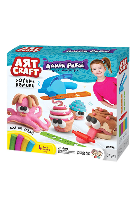 El Presi Hamur Seti (200 Gr.) - Oyun Hamuru Seti - Hamur Setleri - Hamur Kalıpları