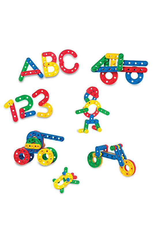 Click Clack Puzzle Küçük (96 Parça) - Clickclack - Lego Oyuncaklar - Yapı Oyuncakları - Şekilli Lego