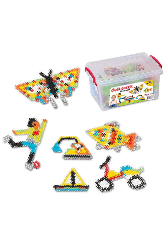 Çiçek Puzzle Küçük (250 Parça) - Çiçek Oyuncak - Oyuncak Oyuncaklar - Oyuncakları - Çiçek Şekil