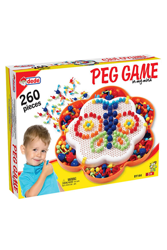 Çivi Oyunu (260 Parça) - Yapı Oyuncak Oyuncaklar - Yapı Oyuncakları - Puzzle Oyuncak - Blok Oyuncak
