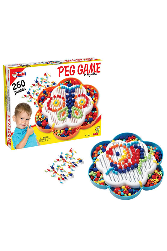 Çivi Oyunu (260 Parça) - Yapı Oyuncak Oyuncaklar - Yapı Oyuncakları - Puzzle Oyuncak - Blok Oyuncak