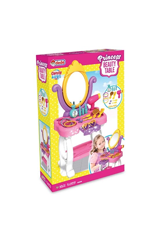 Candy & Ken Prenses Güzellik Masası - Güzellik Setleri - Kuaför Oyuncak Seti