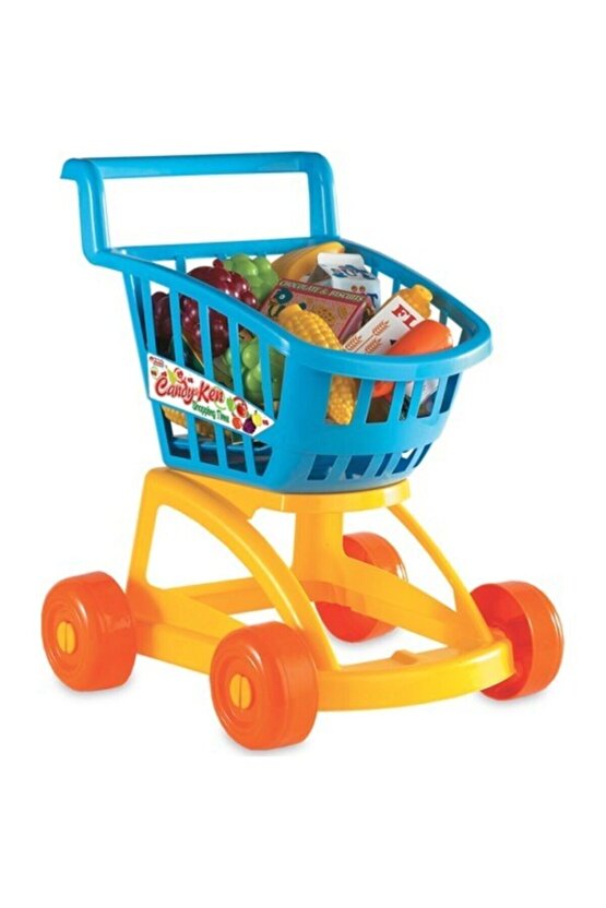 Candy & Ken Market Arabası Dolu - Mutfak Setleri - Ev Oyuncak Setleri