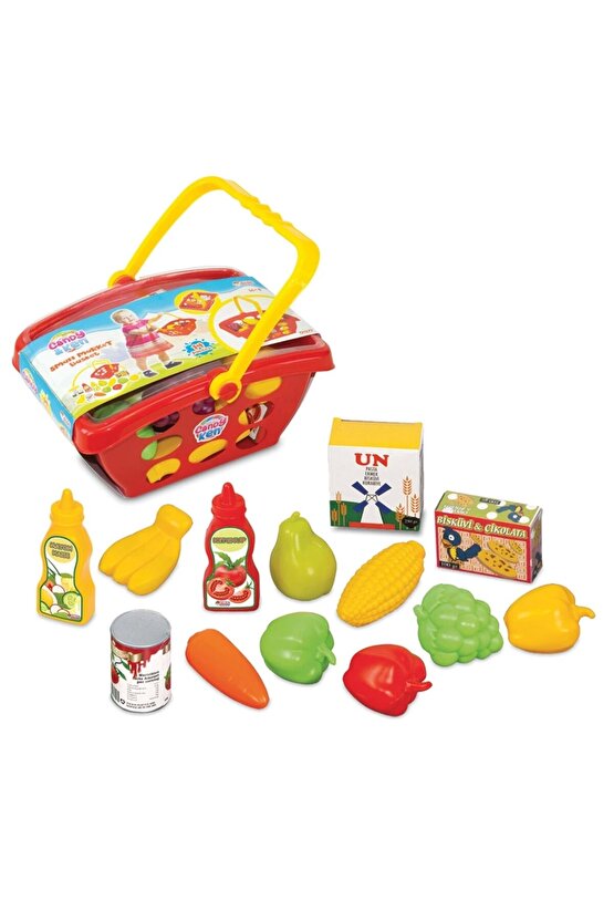 Candy & Ken Küçük Market Sepeti - Mutfak Setleri - Ev Oyuncak Setleri