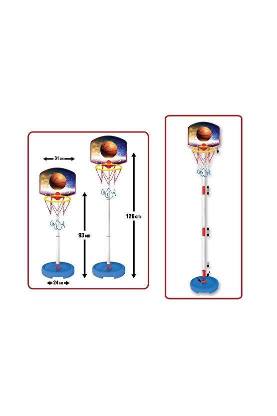 Küçük Ayaklı Basketbol Set 03650